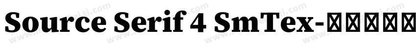 Source Serif 4 SmTex字体转换
